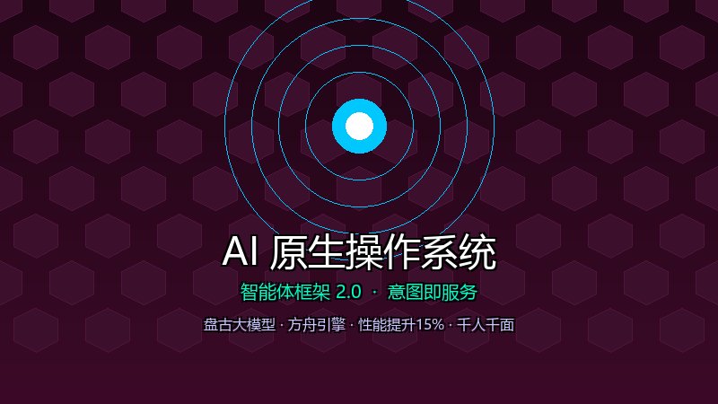 华为鸿蒙7发布会现场
